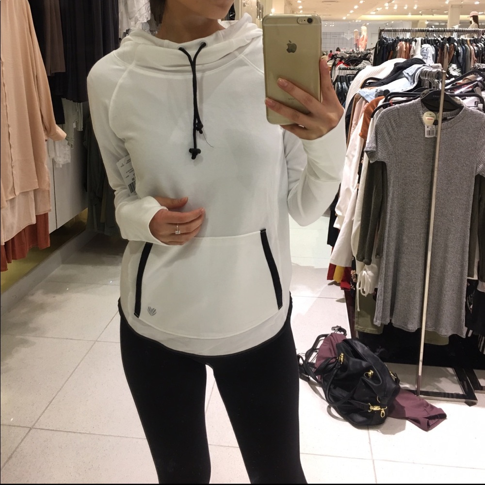 White athleasure top